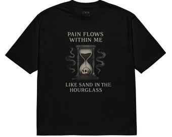 Gothic Skull Shirt | Heavyweight Dark Streetwear | Grunge Graphic Tee | Emo Alternative Top