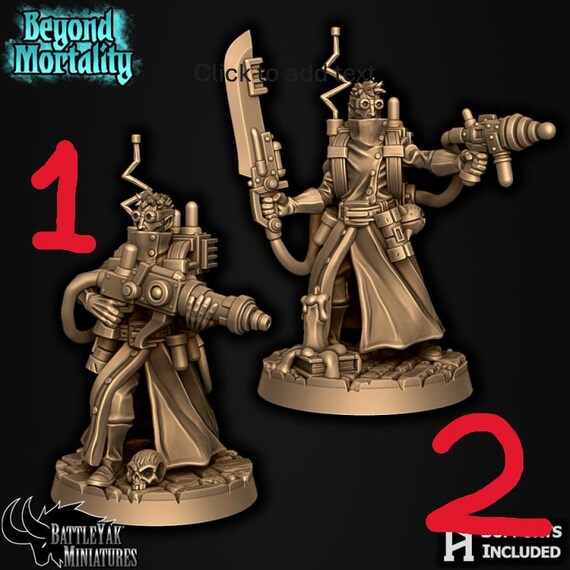 Paracausalist Pack 32mm scale by Battle Yak Miniatures Beyond Mortality Hero