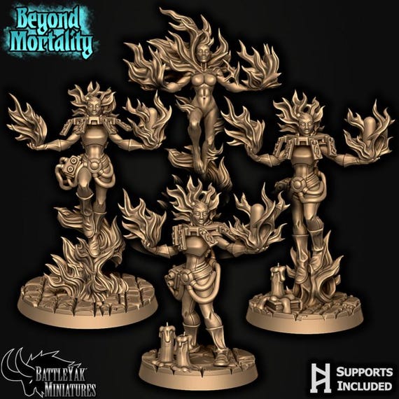 Vril Medium Pack 32mm scale by Battle Yak Miniatures Beyond Mortality Hero