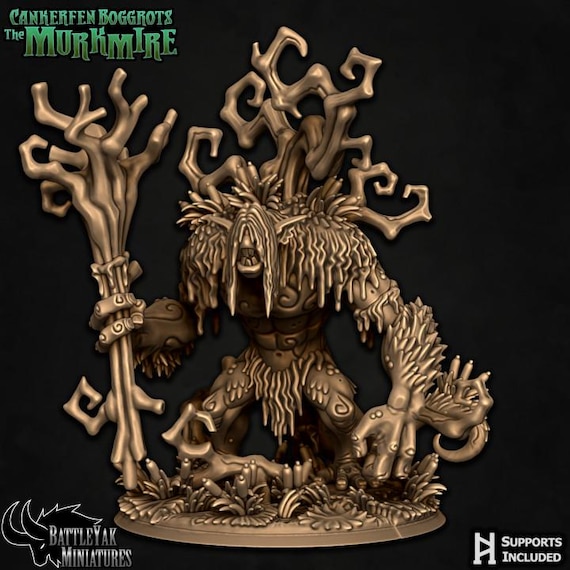 Murkmire Bog-Gygas 32mm scale by Battle Yak Miniatures Cankerfen Boggrots: The Murkmire