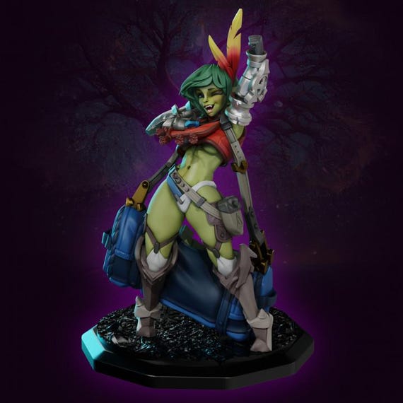 Inara, loot hoarder 32mm scale or 75mm scale by Gaz Minis SFW