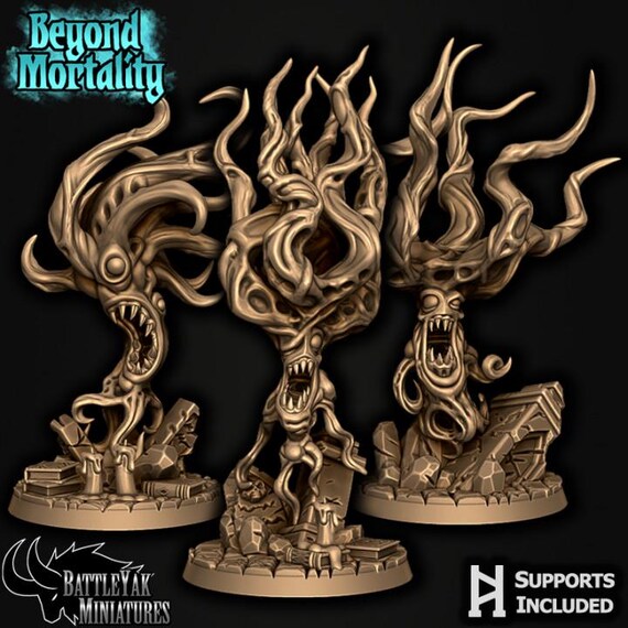 Filthy Soul Ectomorph Pack 32mm scale by Battle Yak Miniatures Beyond Mortality Monster