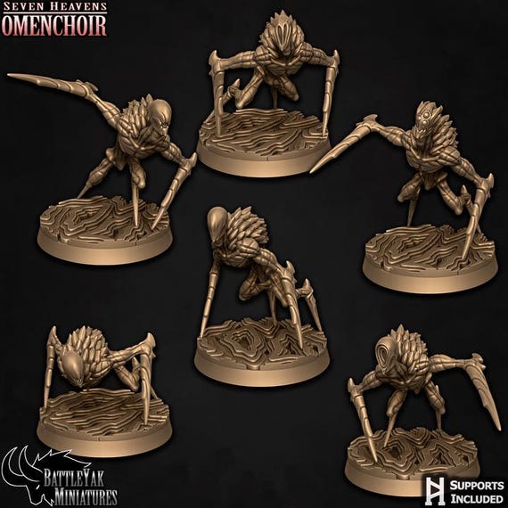 Falciori Murmur Flight 32mm scale by Battle Yak Miniatures Seven Heavens: Omenchoir