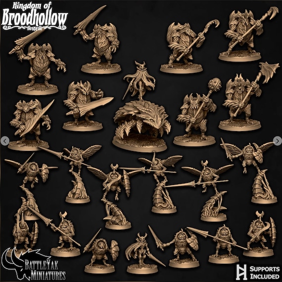 Kingdom of Broodhollow Battle Pack 32mm scale by Battle Yak Miniatures