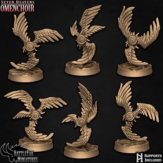 Axiom Whim Flight 32mm scale by Battle Yak Miniatures Seven Heavens: Omenchoir