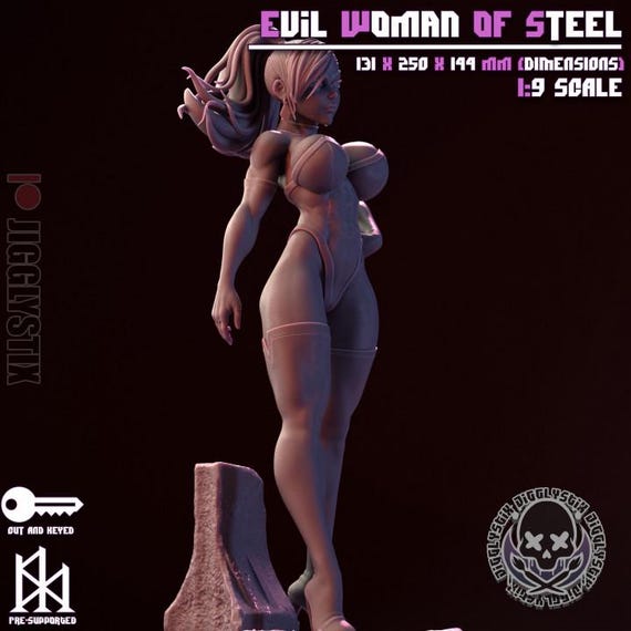 Evil Woman of Steel 1:9 scale SFW NSFW