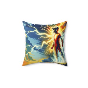 Spun Polyester Square Pillow