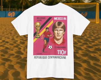 Begium Soccer Shirt: 1986 World Championships Graphic Tee
