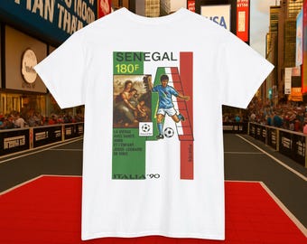 T-shirt Vintage Homme Coupe Du Monde USA 1994 Football Salem - Taille L, Imprimé Graphique, Occasion Bon état
