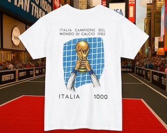 イタリア90年代サッカーワールドカップTシャツ、パーソナライズ