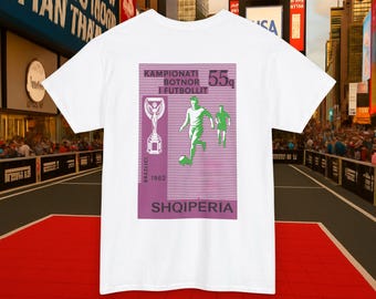 Camiseta da Seleção Albânia de Futebol: Campeonato Mundial de 1966 - Camiseta com Estampa