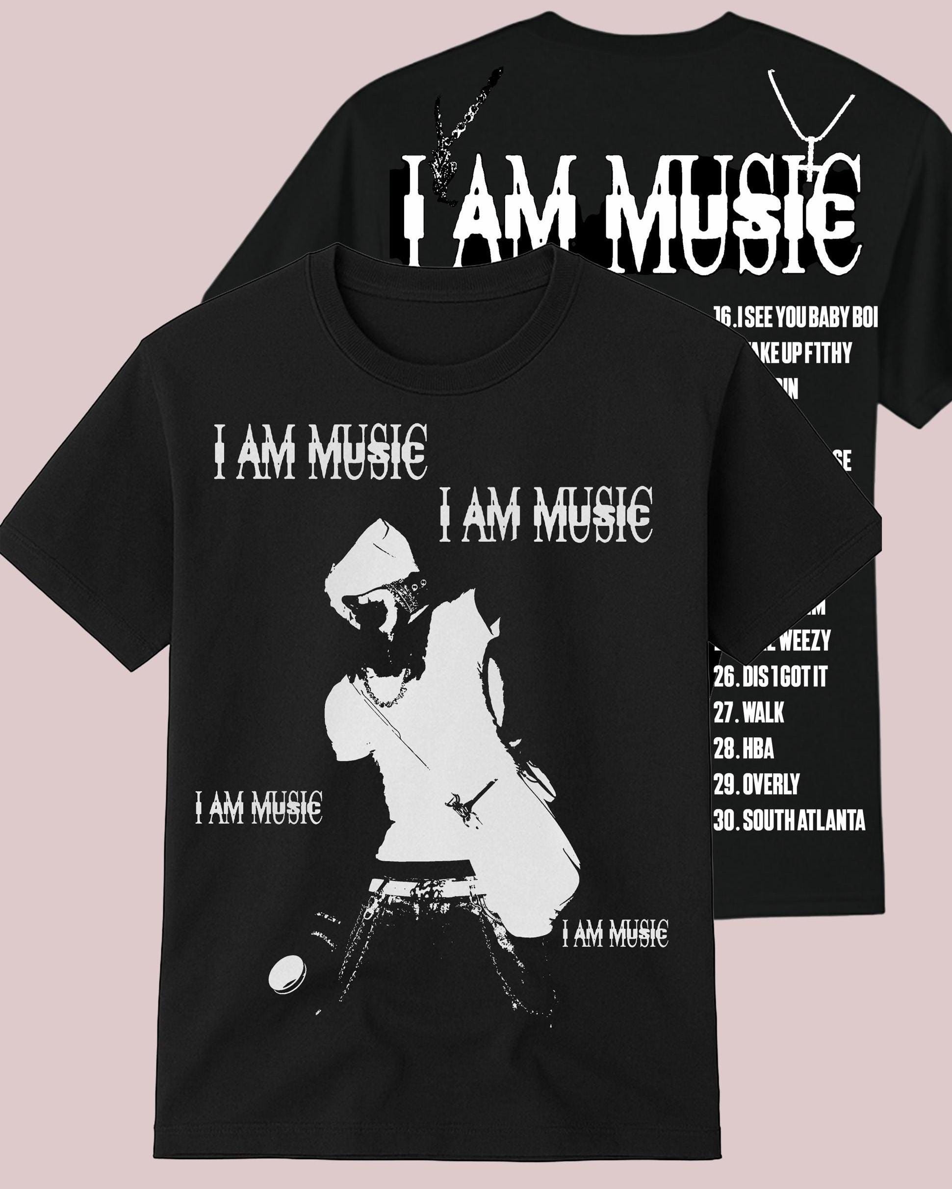 Playboi Carti I AM MUSIC T-shirt | Y2K Hip-hop Streetwear