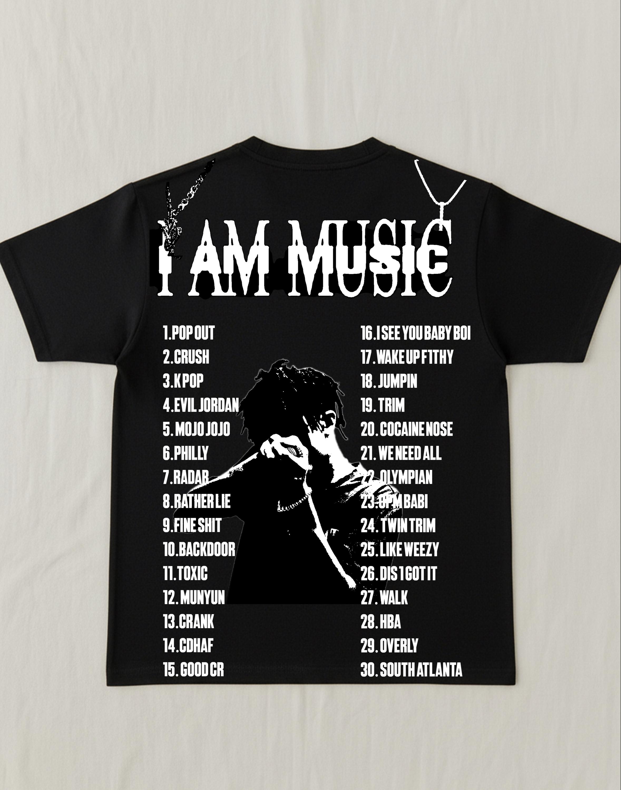 Playboi Carti I AM MUSIC T-shirt | Y2K Hip-hop Streetwear