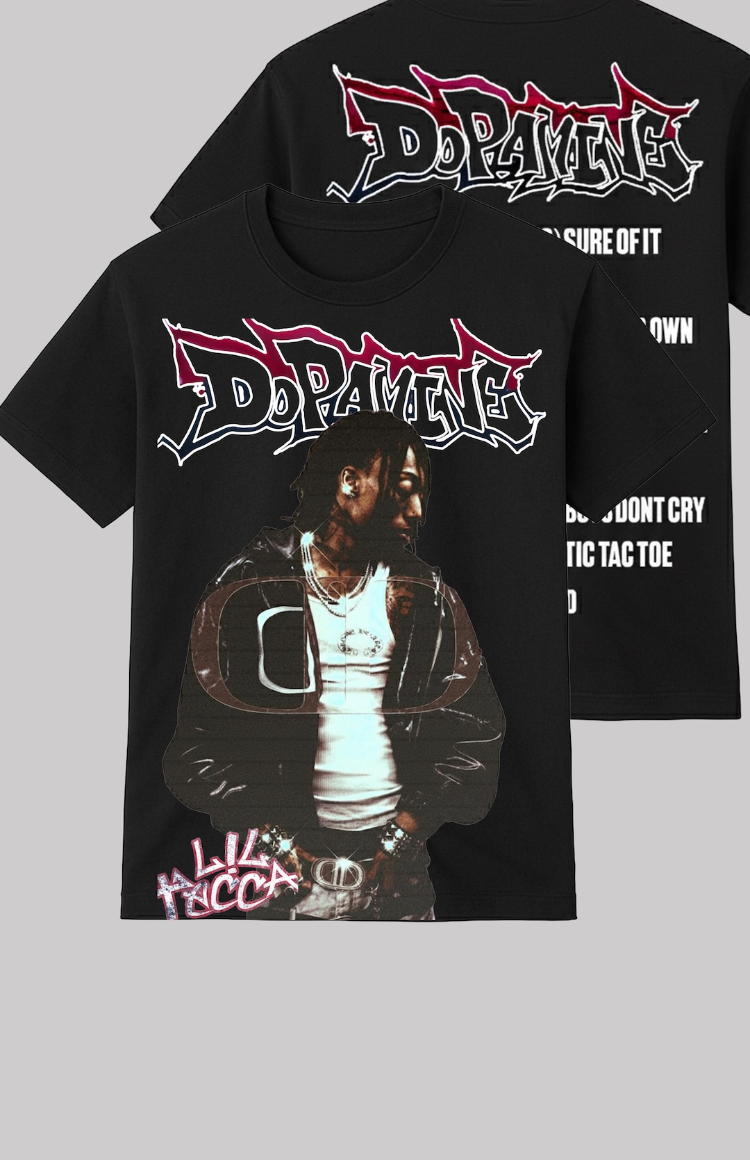 トップス Lil Tecca DOPAMINE LOGO TEE il_1080xN.7234353192_b5e4.jpg