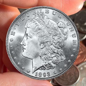 1893 P-S-O-CC Morgan Dollars: Collectible US Mint Coins Rare Key Date Collectors Silver Plated dollars