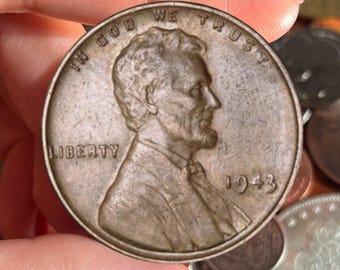 1943年 S ジェファーソン 5セント 戦時ニッケル 35% 銀 米国