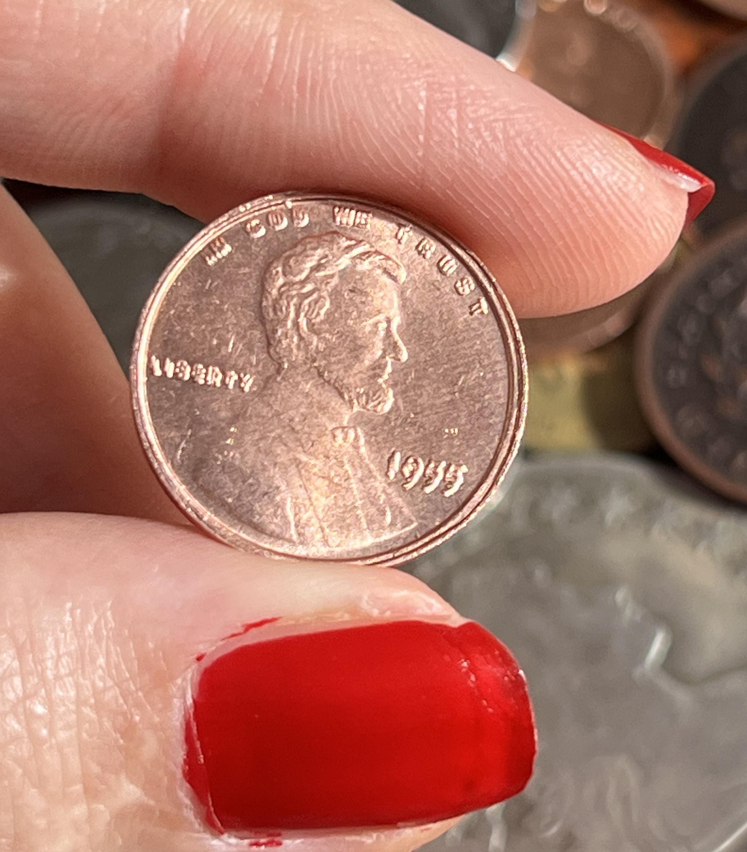 1955 Doubled Die Lincoln Penny, US copper cent