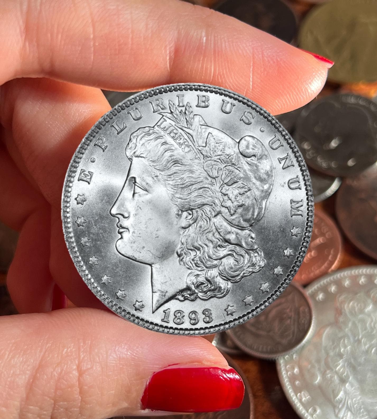 1893 S Morgan dollar US Rare Key Date Collectors Silver Plated Coin Collectibles Commemorative Old Coins