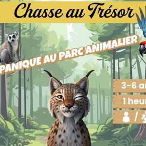 Printable Animal-Themed Treasure Hunt | Play Kit for Kids Ages 3-6 | Fun and Educational Activity