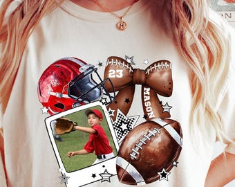 Camiseta de mamá de fútbol con colores cómodos: camiseta retro personalizada para el día del partido