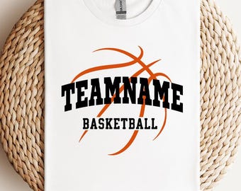 Personalized Basketball Shirt, Custom School Spirit Tee, Game Day Basketball T-Shirt, High School College Team Mascot Shirt