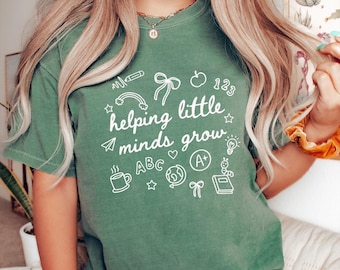 Comfort Colors Teacher Shirt: Back To School Gift, Kindergarten Team T-Shirt