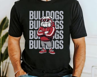 Wrinkly Dog Mascot Shirt: Fall School Pride Style for Game Day Fans