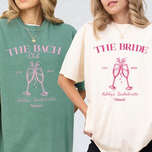 Comfort Colors Bachelorette Party Shirts: The Bach Club Social Tee