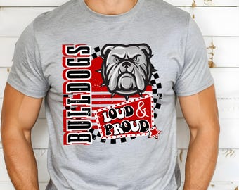 Wrinkly Dog Mascot Shirt: Retro Football Game Day Tee