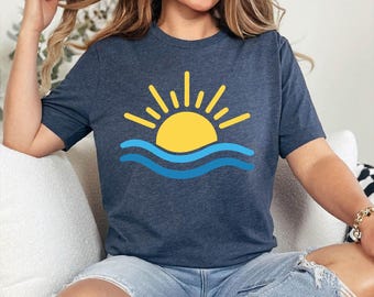 Beach Vibes Graphic Tee: Summer Vacation Shirt