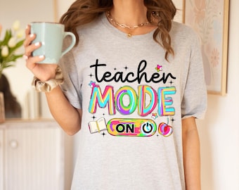 Back to School Teacher Shirt: Colorful Learning Tee