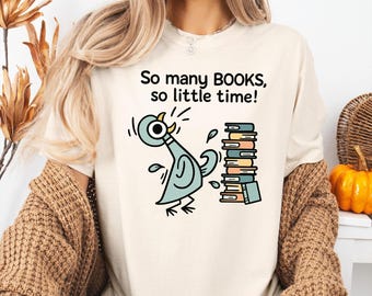 Comfort Colors Pigeon Teacher Shirt: Back To School Reading Tee