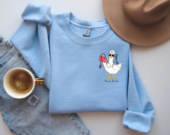 Sudadera personalizada de enfermera ganso: regalo divertido para enfermeras, humor de UCI y urgencias