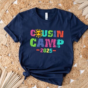 Cousin Camp 2025 Shirt, Matching Cousin Shirts, Cousin Crew 2025 Shirt, Camp Vacation Shirts, Summer Family Reunion Tee, Cousin Camp Shirts