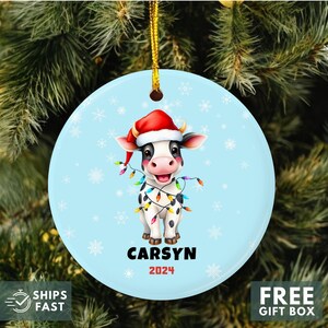 Boys Christmas ornament personalized First Christmas ornament Kids ornament personalized Boys ornament personalized Kids name ornament 2024