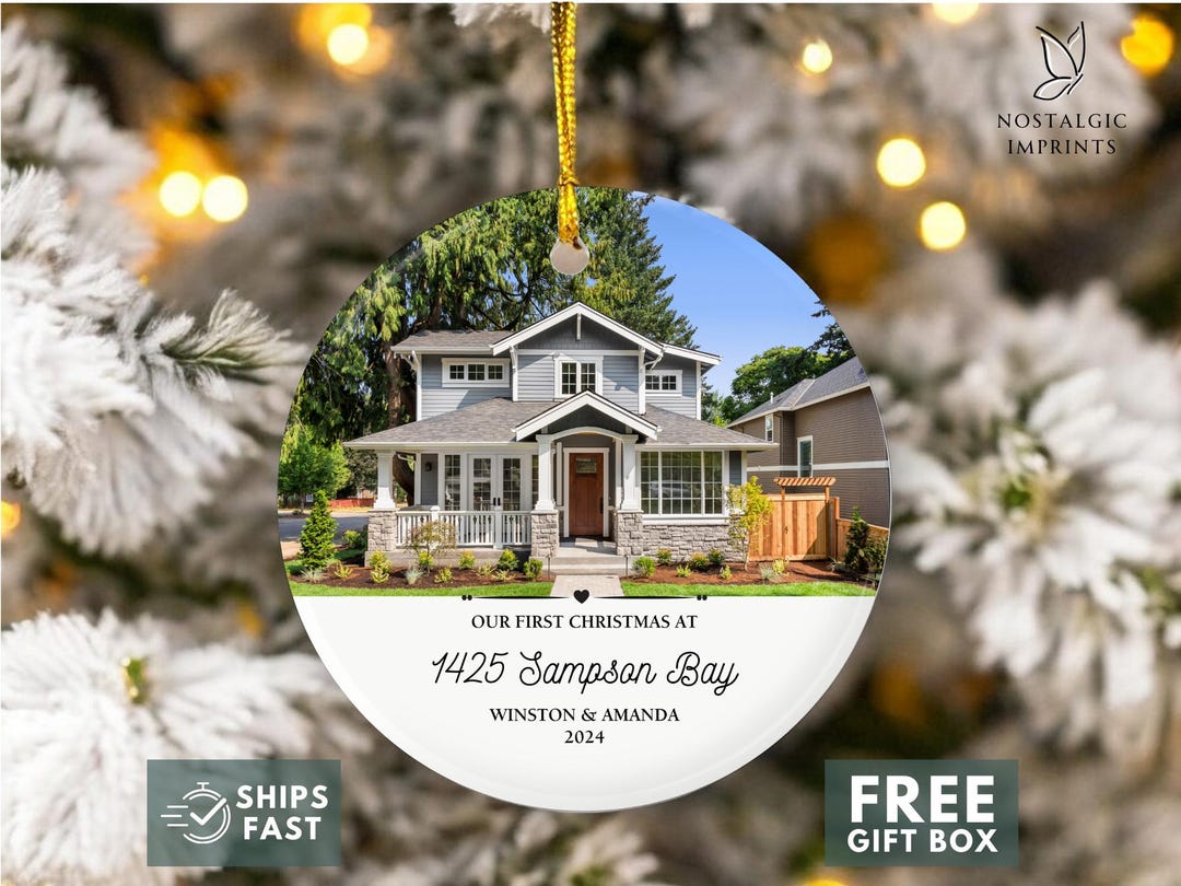 First Christmas New House Ornament 2024 First Christmas New Home