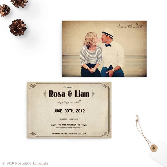 etsy save the date up theme