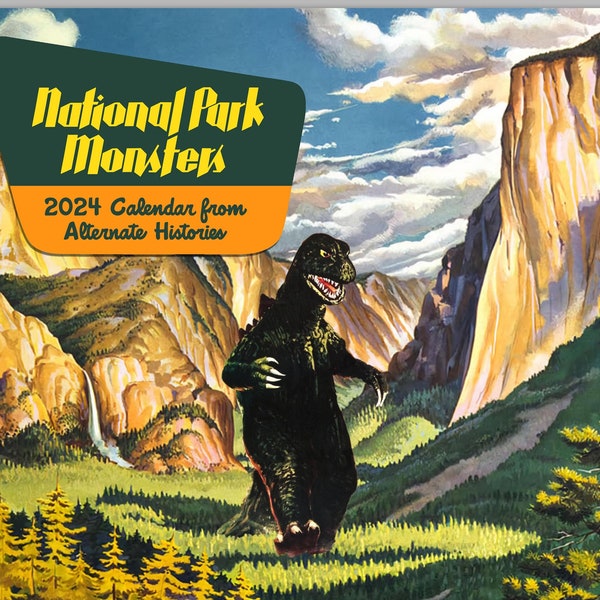 National Parks Monster Calendar 2024 Ellyn Hillary