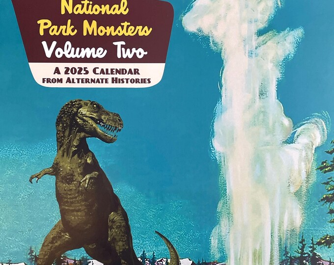 2025 National Park Monsters Calendar Etsy