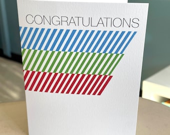 Congratulations VHS Style Card