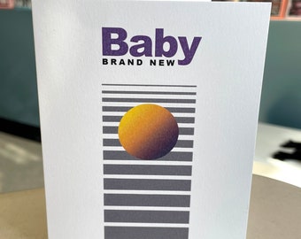 Brand New Baby VHS Style Card