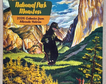 2026 National Park Monsters Calendar
