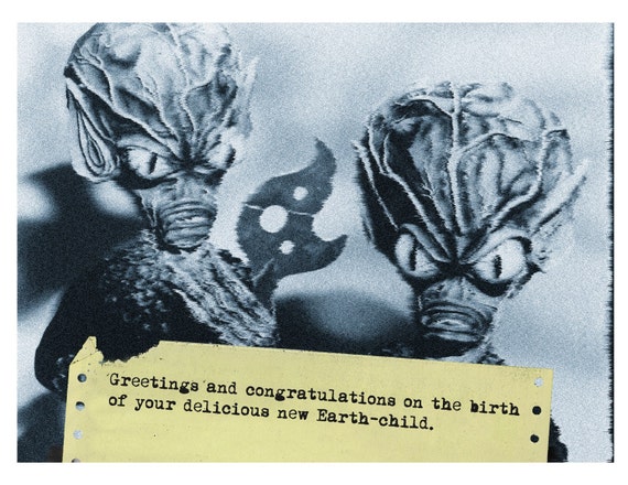 alien birth announcement