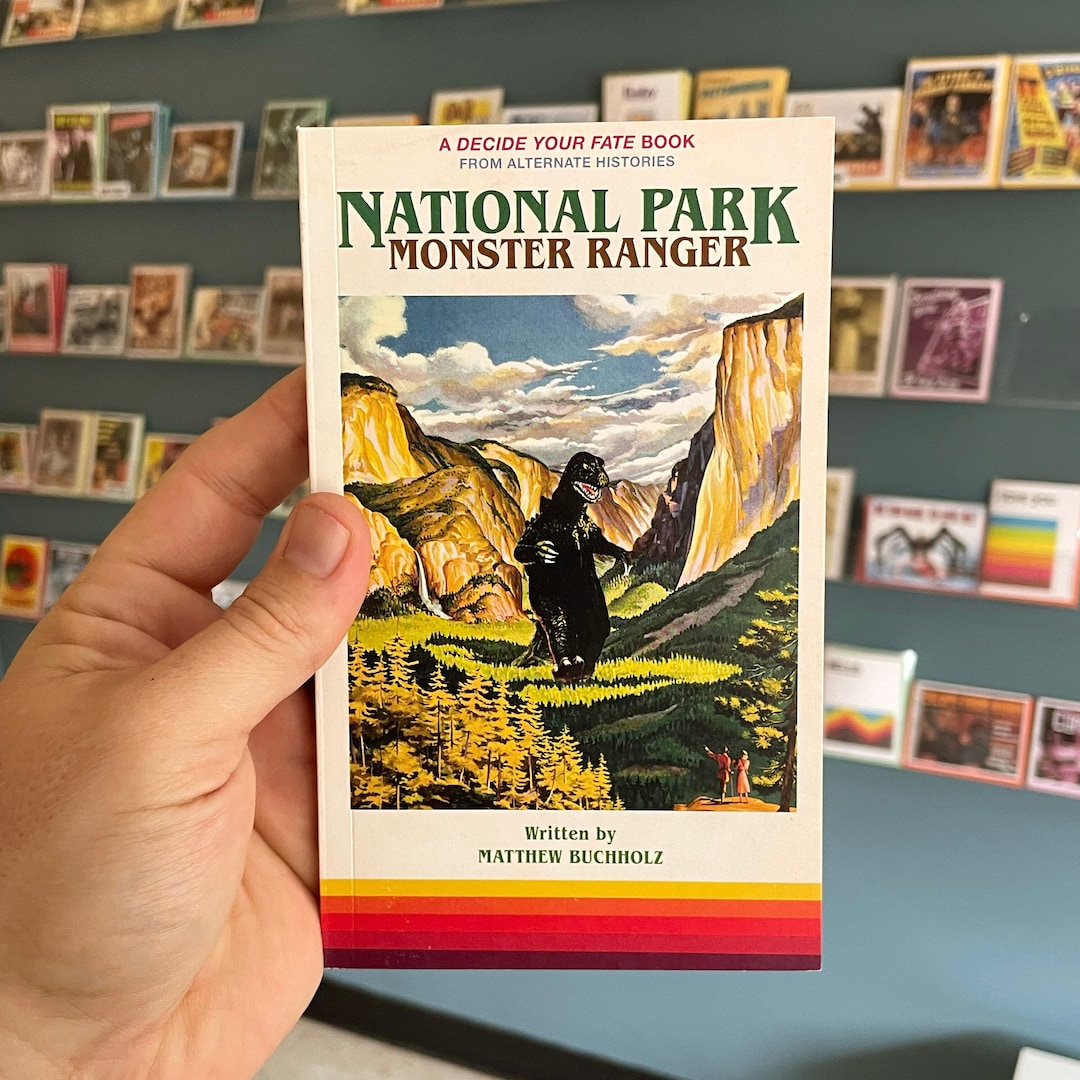 National Park Monster Ranger Book - Etsy