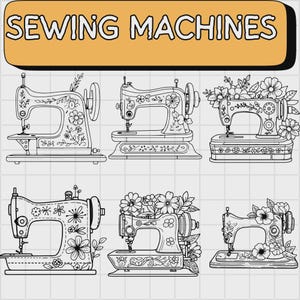 Sewing Silhouette | Sewing SVG Cut Files | Sewing Machine SVG | Seamstress SVG | Tailor Svg | Thread Svg | Crafting Svg | Scissors Svg | Png