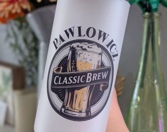 Dad Personalized Frosted Mug | Father's Day| Husband Gift| Wedding Groom Groomsmen| Craft Drinking Mug| Party Favor| 21st, 30th, 40th, Bday