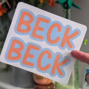 Set of 2 Personalized Back to School Waterproof Vinyl Name Label Sticker for Water Bottle, Lunchbox, Laptop, and more!