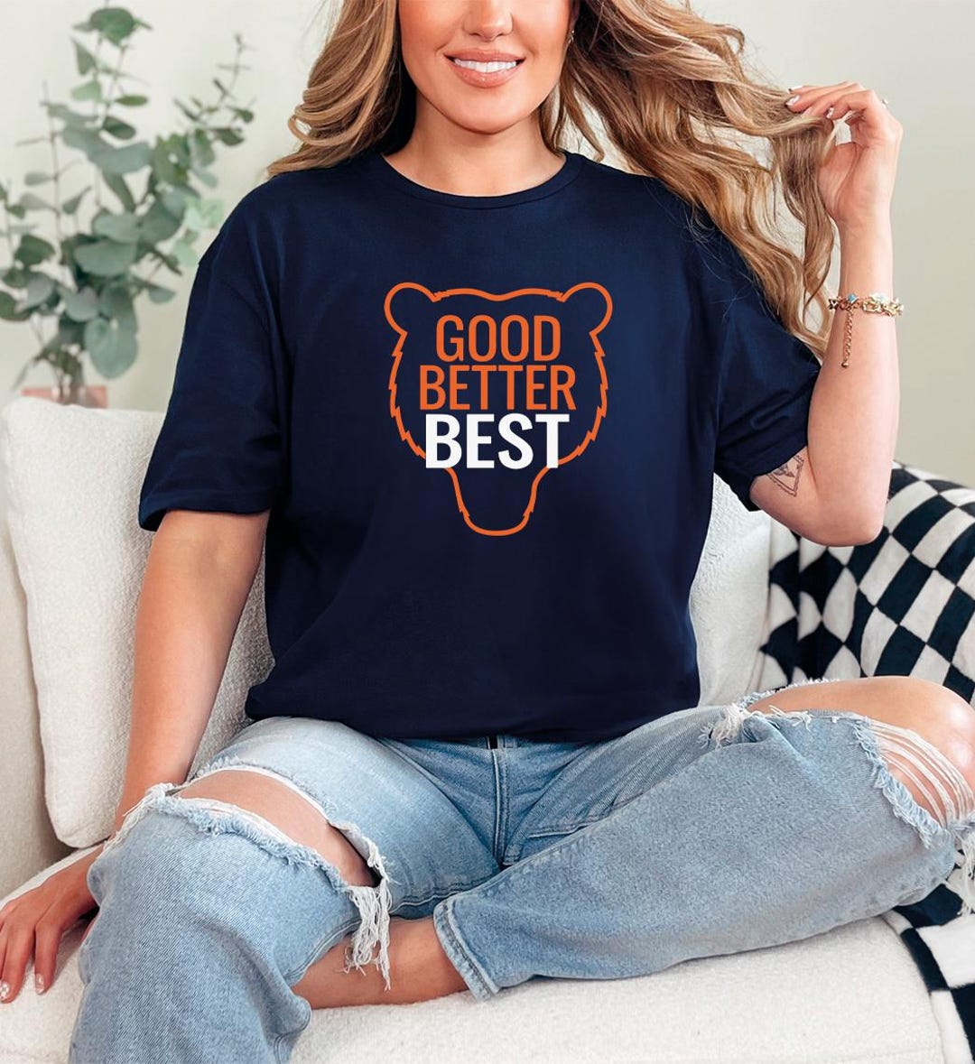 Good Better Best Tee: Inspirational Bear Graphic Sports Motivation ...