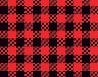 buffalo plaid jersey knit fabric