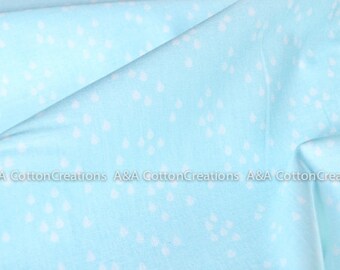 Quilten Himmel Regen blauer Stoff, Bekleidung Stoff, Baumwolle, Baby Blau Stoff, Bettwäsche Kinderzimmer Stoff, Riley Blake Stoffe